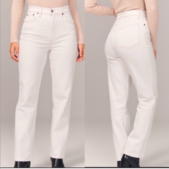 Abercrombie & Fitch 90s Straight Ultra High Rise 8R - Picture 2 of 5